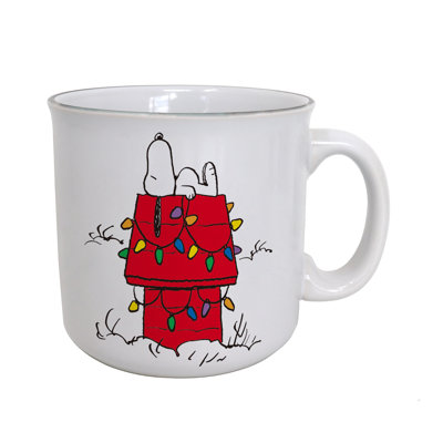 Peanuts - Holiday Doghouse 20oz. Camper Mug