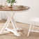 Clairvin 45W Transitional Round Trestle Dining Table