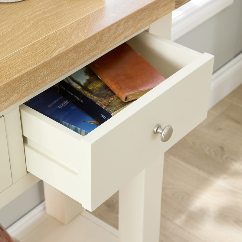 Cooksey 85cm Console Table, White