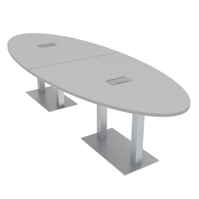 Oval Conference Table with Power and Data