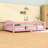 Wood Floor Bed with Safety Guardrails-759245154-759245151