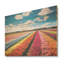 Colourful Tulip Fields II - Tulip On Wood Print-1134051455