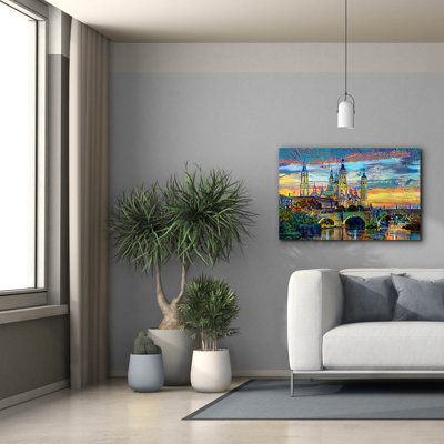 « Espagne Saragosse Aragon Basilique Notre-Dame du Pilier » par Pedro Gavidia Décoration murale sur toile, 40" x 26"