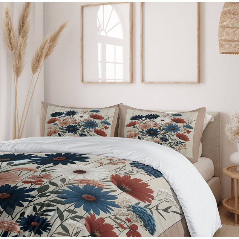 Rustic Duvet Cover, King Duvet Cover + 2 Standard Shams