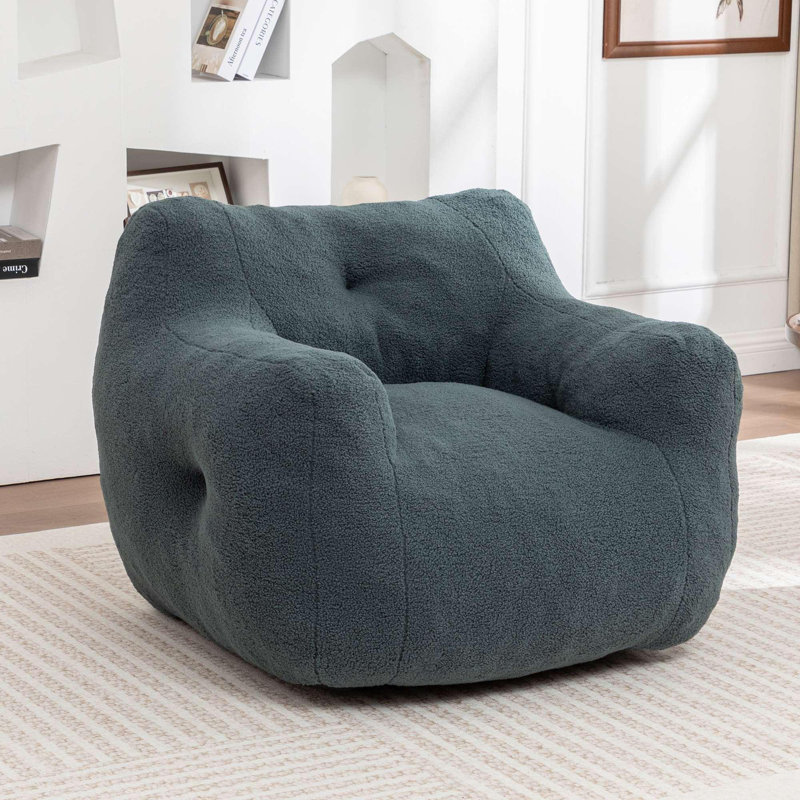 Fauteuil à billes confortable, Ourson vert clair