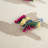 Embroidered Cotton Throw Pillow