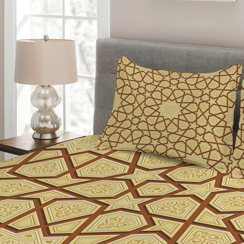 Modern & Contemporary Polyester Starburst Coverlet