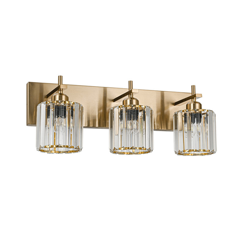 Corless Dimmable Vanity Light, 3, Gold
