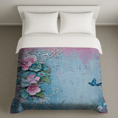 Floral Bedding Art Duvet Cover Shabby Chic