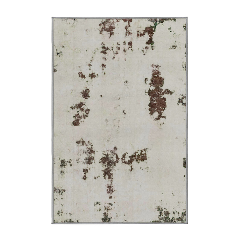 Guynelle Abstract Indoor Rug, Rectangle 2' x 4'
