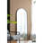 28X1X74" Celine Gold Arch Body Mirror
