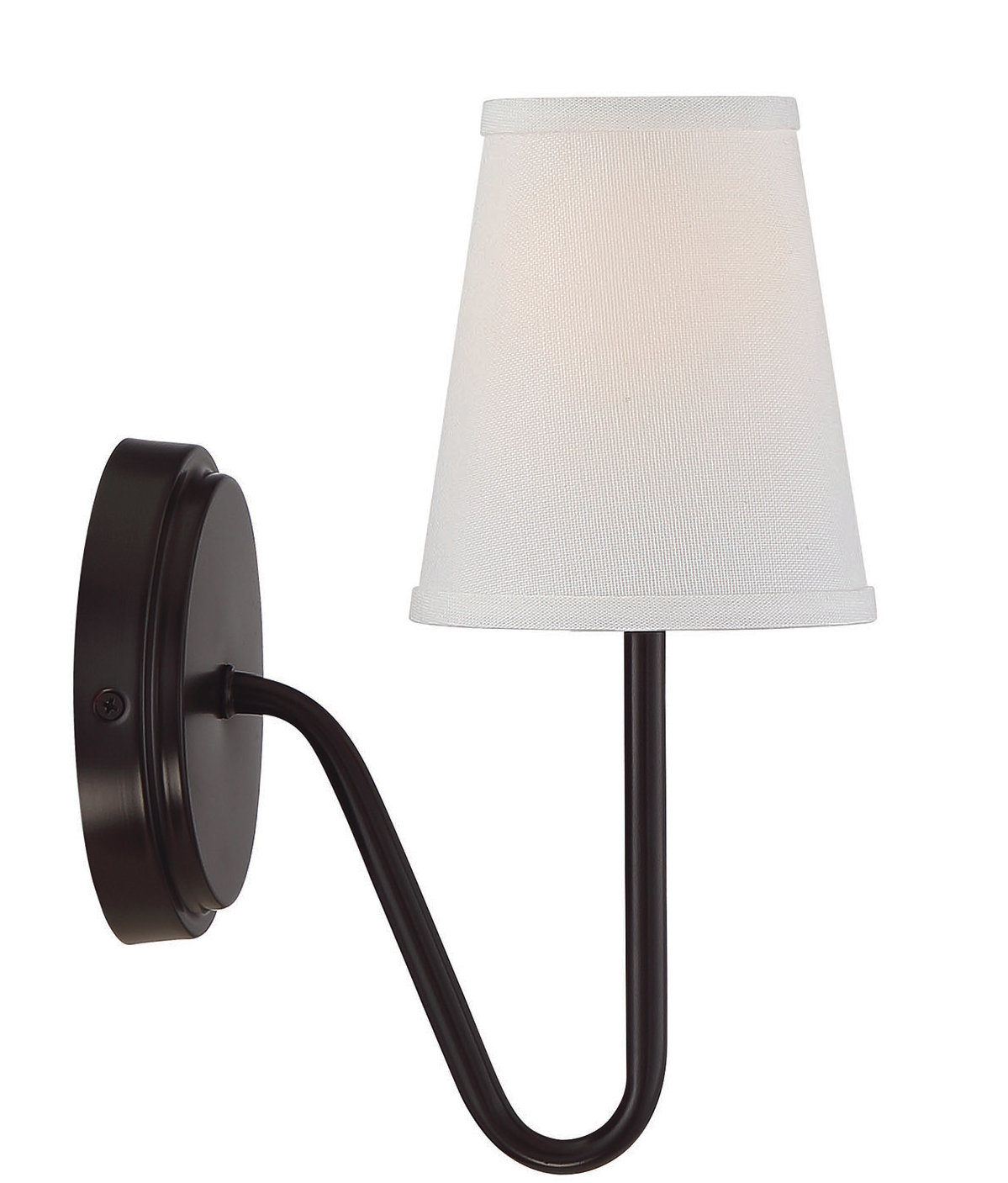 Ponta Single Light Dimmable Armed Sconce, Oil Rubbed Bronze