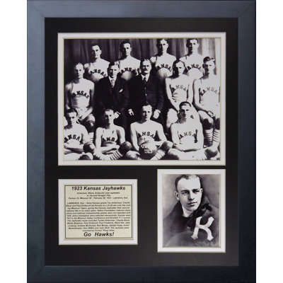 1923 Kansas Jayhawks Framed Memorabilia