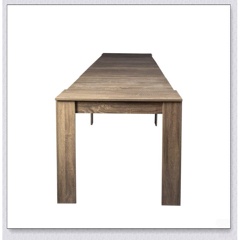 Table console extensible multifonctionnelle à longueur réglable pour des repas polyvalents et un gain d'espace à la maison