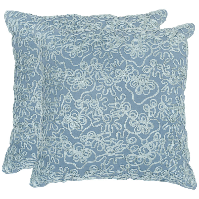 Coussin décoratif en coton Tape Swirl