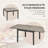 Theopal Extendable Rectangular Wicker/Rattan Outdoor Dining Table