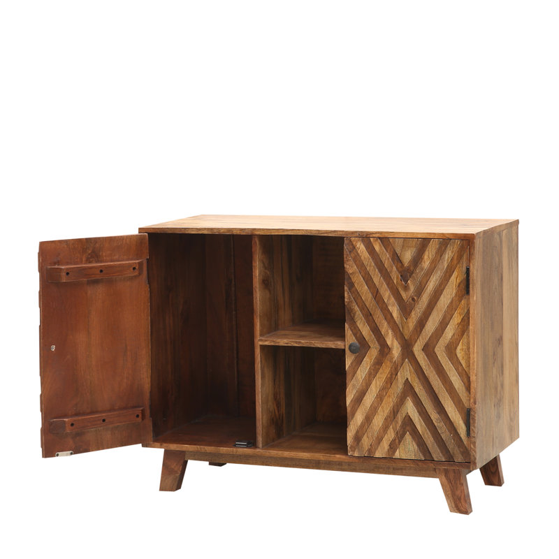 Bevans 90cm Solid Wood Sideboard