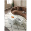 Canapé modulaire 102 pouces à 5 places Boucle, canapé demi-lune moderne de style Mid-Century brun-129417807