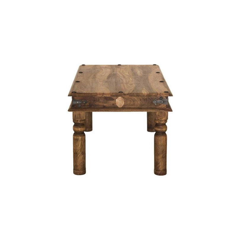 Leeds Solid Wood Four Leg Coffee Table, 46 cm H x 60 cm W x 110cm D