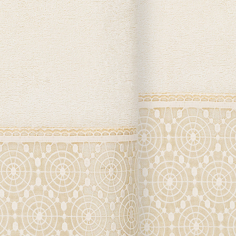 Midweight Bath Towel, Cream