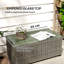 Metal Outdoor Side Table , 90cm cm W 50cm cm D-651890083