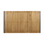 Table de salle à manger rectangulaire pour l'extérieur avec plateau en lattes de bois d'acacia, structure, table de patio moderne pour 6, naturel