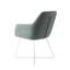 Dejahn 48cm H Polyester Upholstered Metal Armchair-1376371899