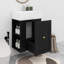Meuble-lavabo de 20 po avec lavabo en céramique, tiroir et tablette latérale-1312466811