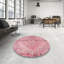 Tapis rouge/brun/beige traditionnel Rayo-1863630899