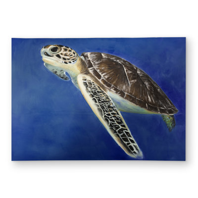 Beautiful Sea Turtle Bathroom Rug - Marine Home Decor