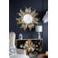 Miroir décoratif 38 "Sunburst, décoration murale bohème