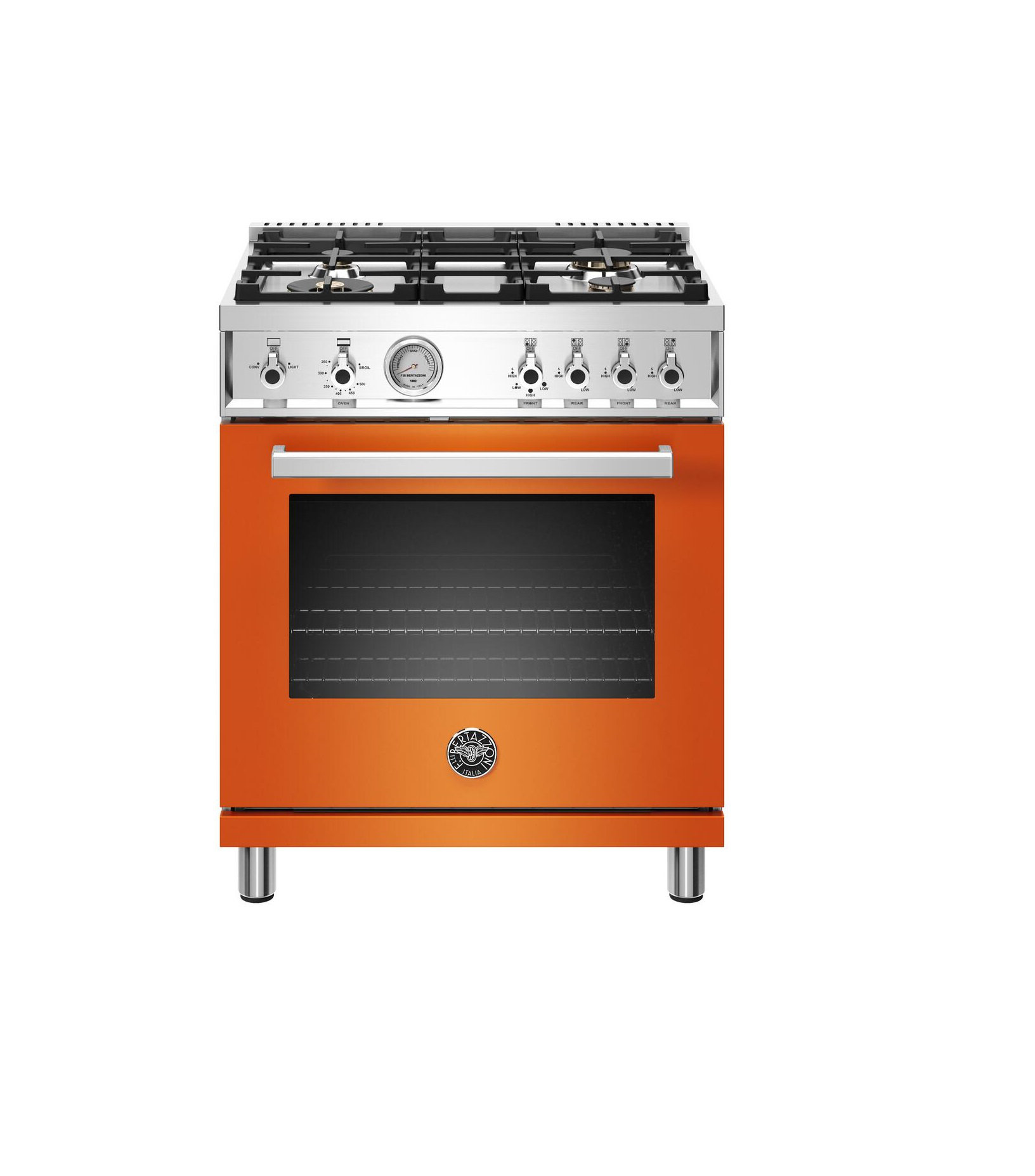 Wolf 30 in. 4.4 cu. ft. Oven Freestanding Gas Range with 4 Sealed Burners -  Stainless Steel