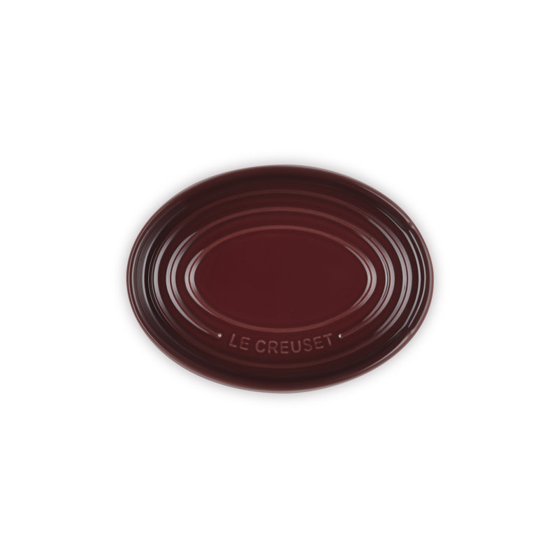 Le Creuset Stoneware Oval Spoon Rest, Garnet