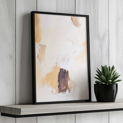 «Abstract Neutrals V2» par Prettypainter, reproduction d'art