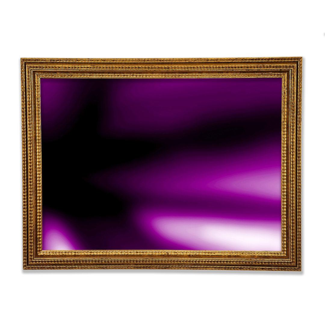 Time-Line Purple - Einzelner Bilderrahmen Kunstdrucke