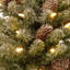 Sapin floqué avec lumières DEL-88089313