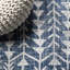 Tapis intérieur / extérieur bleu / ivoire Wiese-1970155272