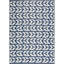 Tapis intérieur / extérieur bleu marine Brezinski-992801578