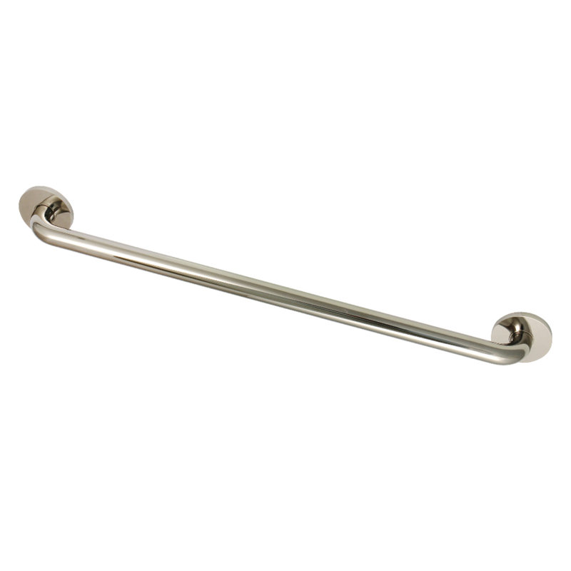 Kingston Brass Silver Sage 1-1/4 Inch O.D Grab Bar, 36" W, Polished Nickel