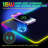 Wireless Charging RGB Gaming Mouse Pad 15W, LED Mouse Mat 800X300x4mm, 10 Light Modes Extra Large Mousepad Non-Slip Rubber Base Computer Keyboard Mat For Gaming, Macbook, PC, Laptop, Desk