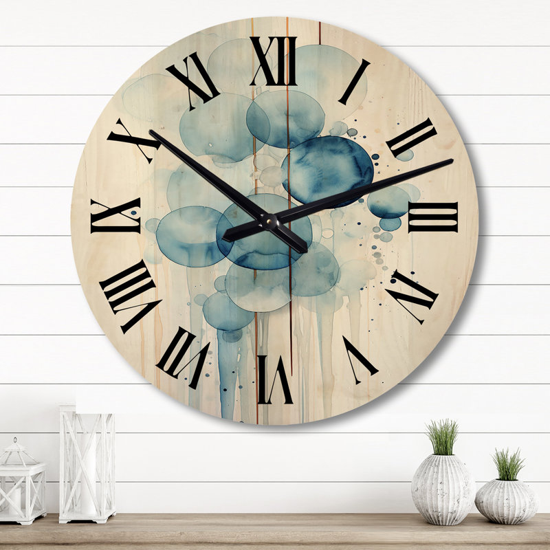 Sukran Solid Wood Wall Clock, Large