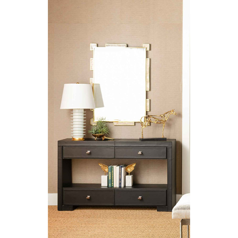 Elektra Table Lamp, Gold/White