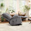 Fauteuil inclinable de massage de 37,4 po Rosalin avec deux porte-gobelets latéraux et deux télécommandes idéales pour la maison (ensemble de 2)-132269713