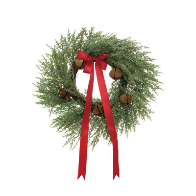 Faux Plastic 24'' Wreath