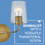 Éclairage pour meuble-lavabo à 2 lumières à intensité variable Viva-35450765