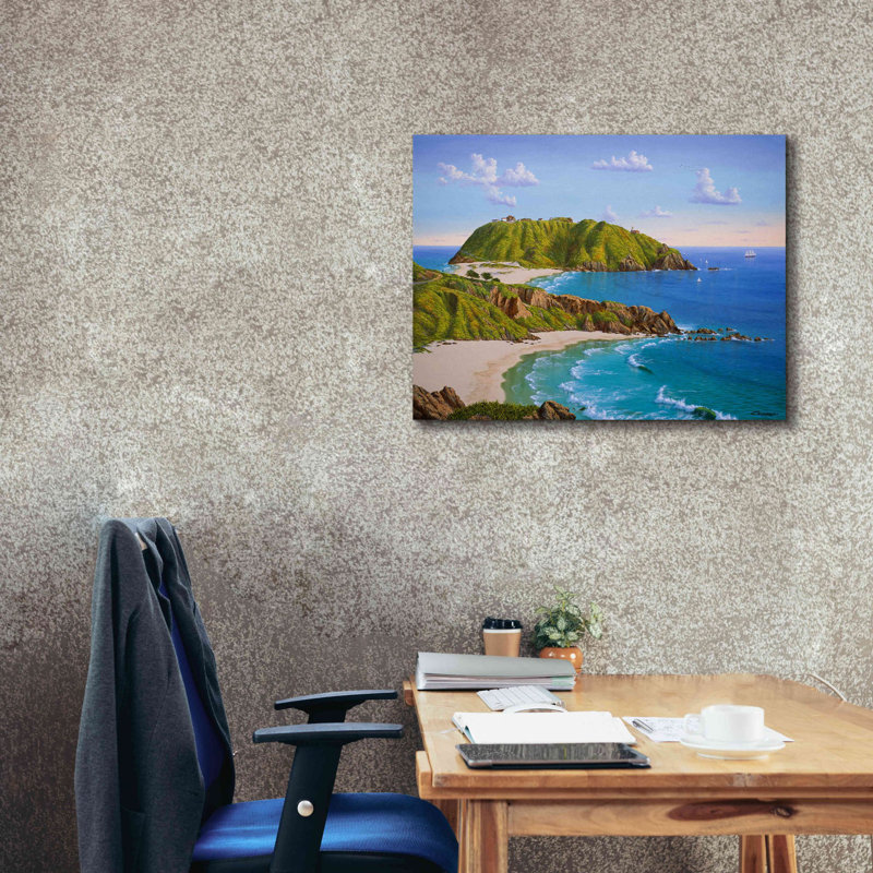 «Point Sur, CA» par Eduardo Camoes, art mural sur toile, H 26 po x l 34 po x P 1,5 po