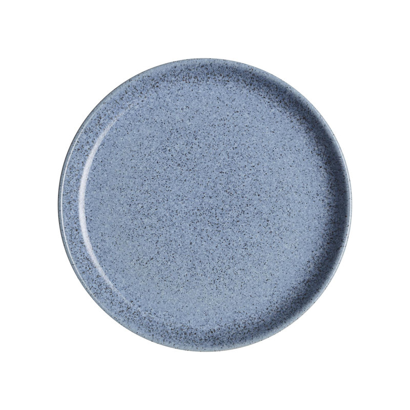 Studio Blue Coupe Small Plate, Flint
