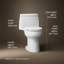 Santa Rosa One-Piece Compact Elongated 1.6 Gpf Toilet With Revolution 360 Swirl Flushing Technology-745672607