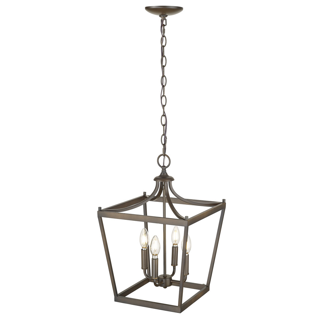 Hardt 4 - Light Oil Rubbed Bronze Lantern Pendant Charlton Home®