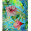 «Bayou Breeze Boho Hue Studio», art sur toile tendue, tropical hibiscus-378476789